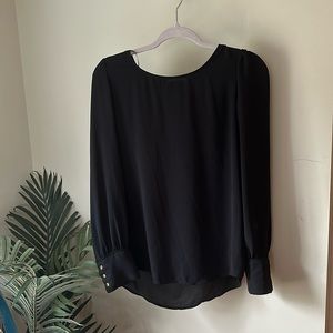 Chiffon long sleeve shirt